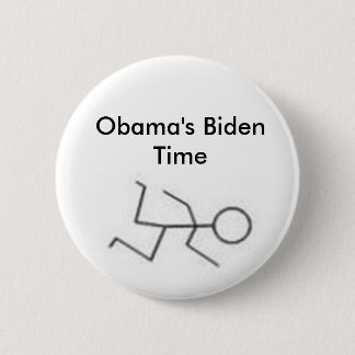 Obamas Biden Zeit Button