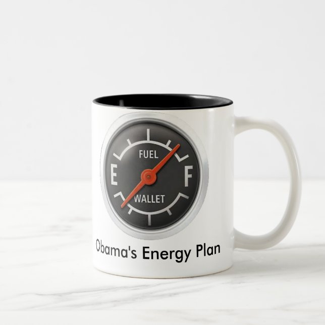 Obamas Energie-Tasse Zweifarbige Tasse (Rechts)