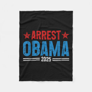 Obamas Festnahme 2025 _1 Fleecedecke