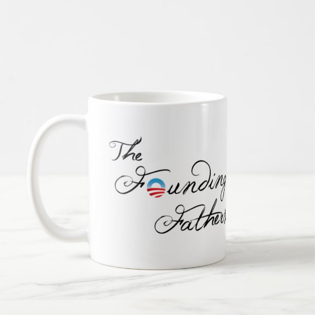 Obamas Gründungsvater-Tasse - Ajatollah Khomeini Kaffeetasse (Links)