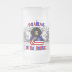 Obamas in der DA-Haus-mattierten Tasse