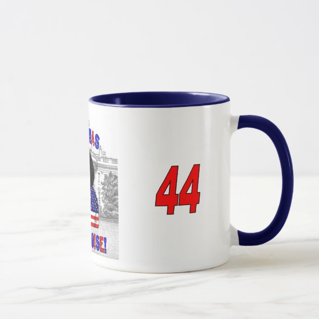 Obamas in der DA-Haus-Tasse Tasse (Rechts)