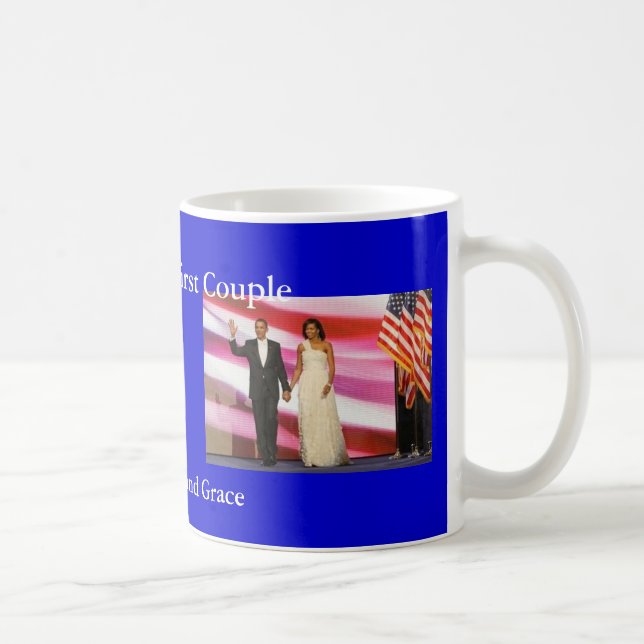 Obamas in der wahren Klasse und in der Anmut Kaffeetasse (Rechts)