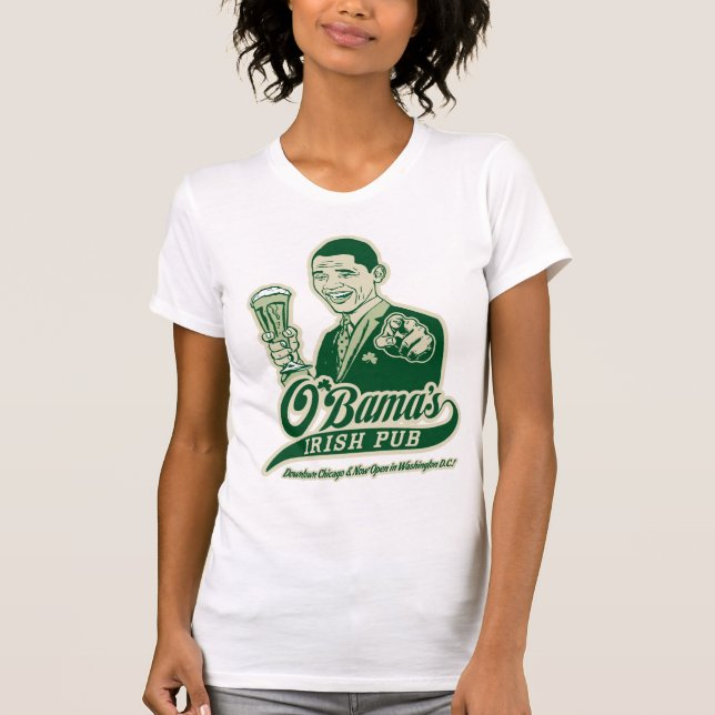 Obamas irischer Pub-T - Shirt (Vorderseite)