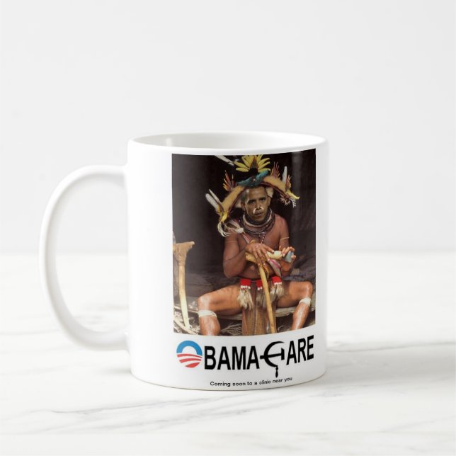 Obamas Kaffeetasse (Links)