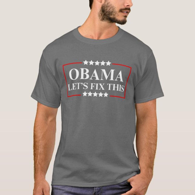 Obamas lass 2028 behebt dies T-Shirt (Vorderseite)