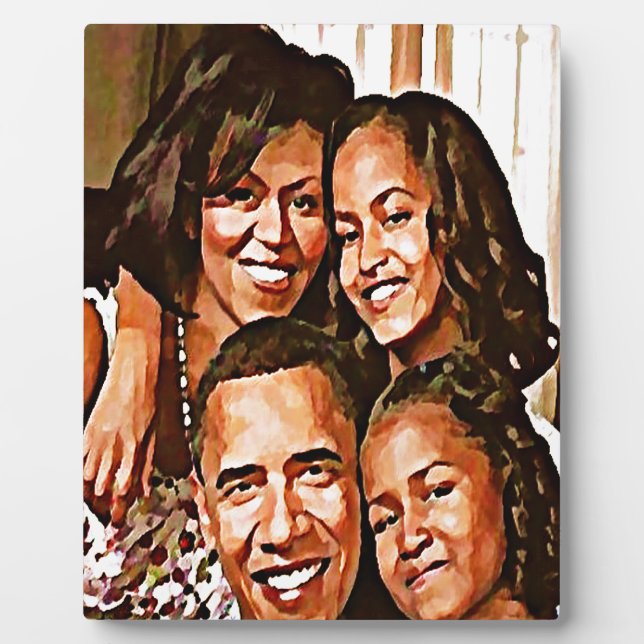 Obamas Liebe_ Fotoplatte (Vorderseite)