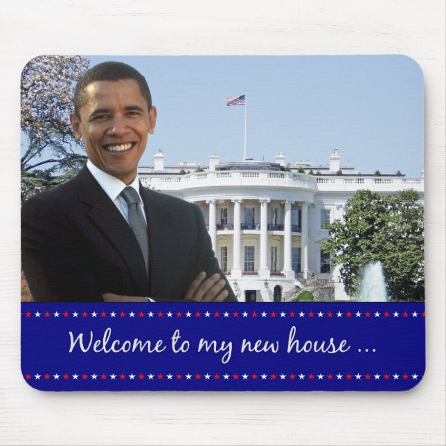 Obamas neues Haus - Mousepad (Vorne)