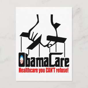 Obamas Pflege: Gesundheitsfürsorge kann man nicht  Postkarte