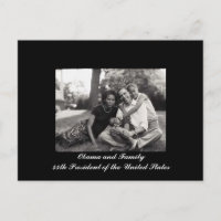 Obamas und Familie 44. Präsident der USA