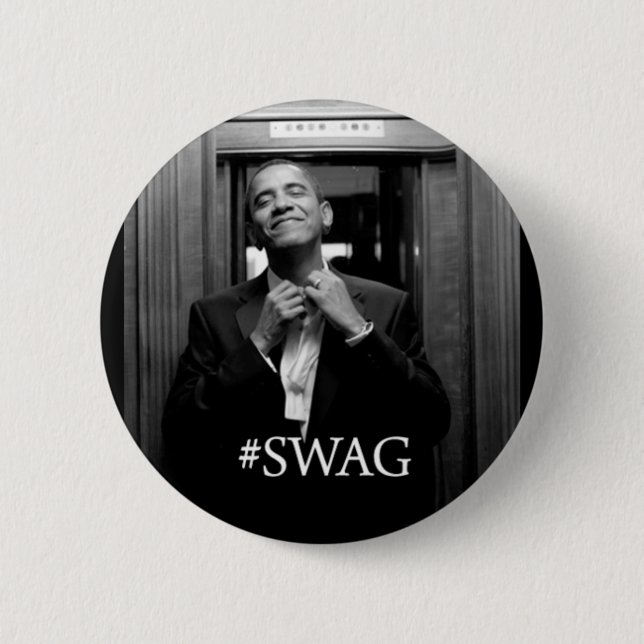 ObamaSwag Button (Vorderseite)