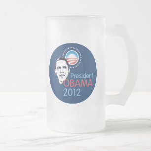 ObamaTasse 2012 Mattglas Bierglas