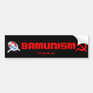 Obamunism Autoaufkleber