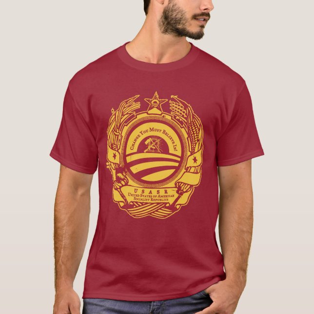 Obamunist Siegel-Shirt T-Shirt (Vorderseite)