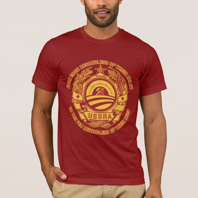 Obamunist Siegel-Shirts T-Shirt (Vorderseite)
