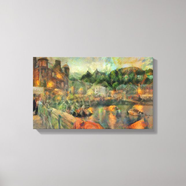 Oban impressionistic leinwanddruck (Vorderseite)