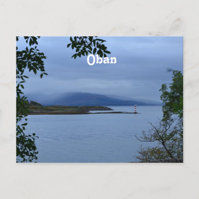 Oban Postkarte (Vorderseite)