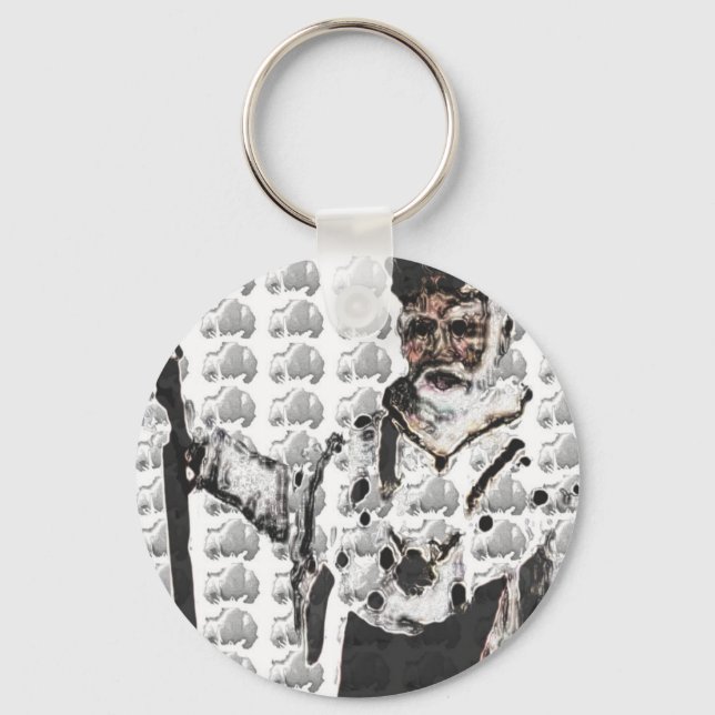 OBATALA KING DER ORISHAS SCHLÜSSELANHÄNGER (Vorderseite)