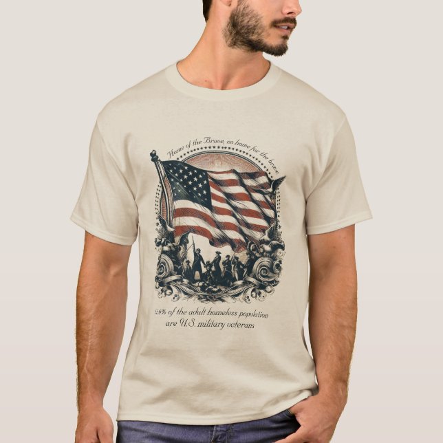 Obdachloser T - Shirt (Vorderseite)