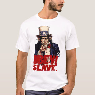 Obéissez ! Économisez. T-shirt sale d'Oncle Sam