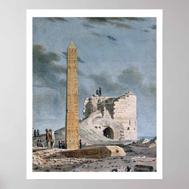 Obelisk von Cleopatra (ohne Papier) Poster (Vorne)