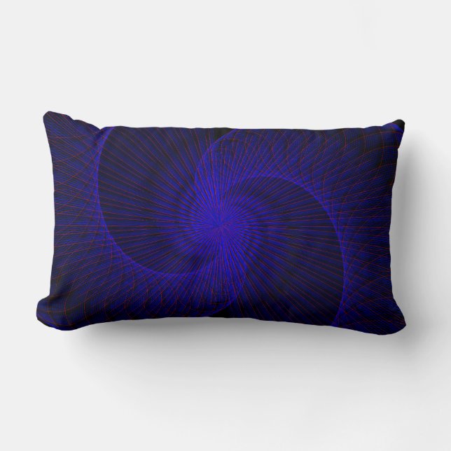 Oben abwärts, geometrisches Sitzkissen mit zwei Kl Lendenkissen (Vorderseite)