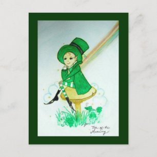 Oben O' die Postkarte am Morgen