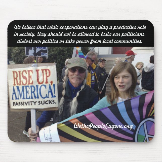 Oben steigt Amerika Mousepad (Vorne)