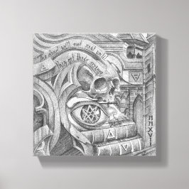 Oben unten leinwanddruck