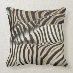 Obenliegende Ansicht von Burchells Zebra Kissen