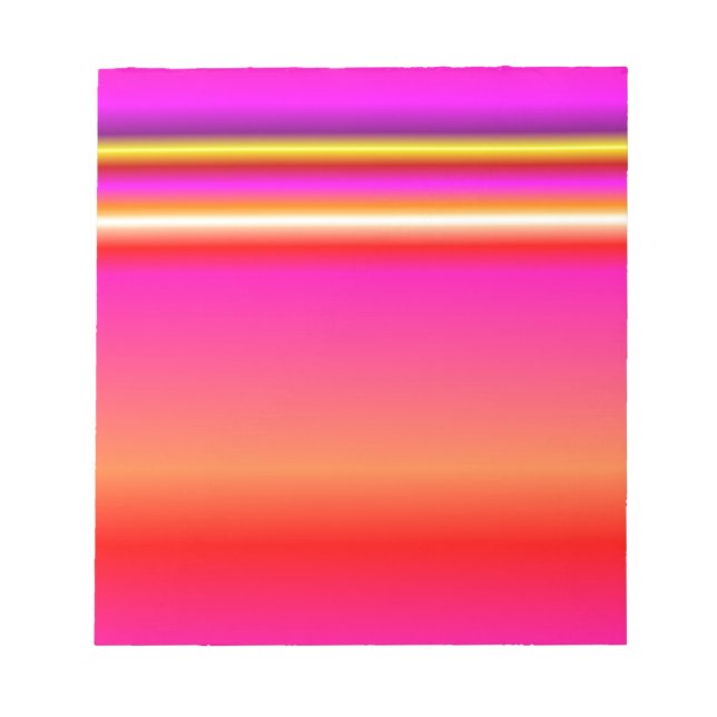 Ober am Horizont Notizblock (Vorderseite)