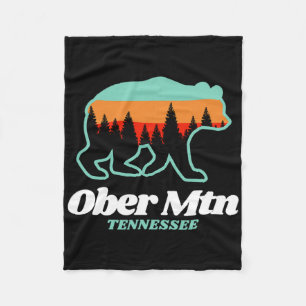 Ober Mountain Tennessee Skifahren Snowboarden Bäre Fleecedecke