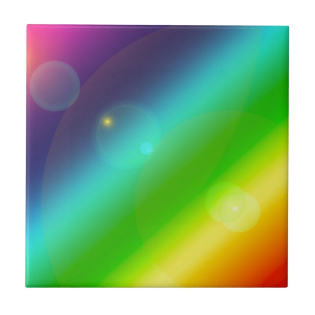 Ober-Regenbogen Fliese (Vorderseite)