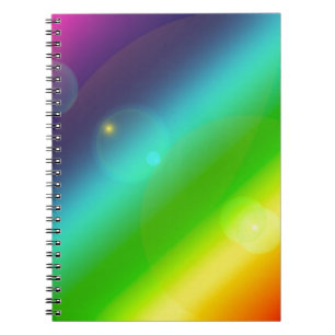 Ober-Regenbogen Notizblock