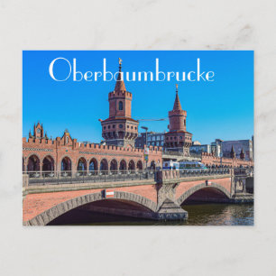 Oberbaumbrücke Deutschland Postkarte