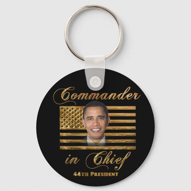 Oberbefehlshaber von Barack Obama Schlüsselanhänger (Vorderseite)