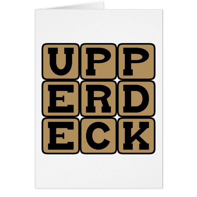 Oberdeck, Sitzdiagrammoption (Vorne)