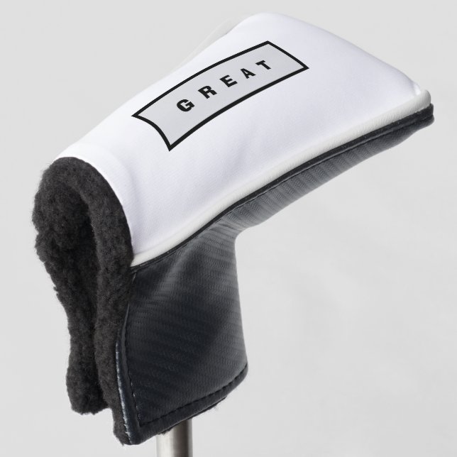 Obere Abdeckung für Golf Equipment Headcover (3/4 Vorderseite)