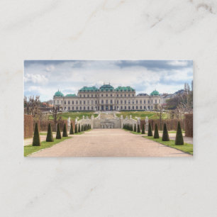 Obere Belvedere Wien Österreich Visitenkarte