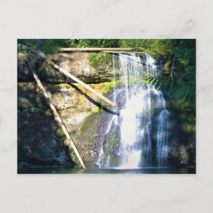 Obere Nordfälle, Silberfälle, Oregon Postkarte