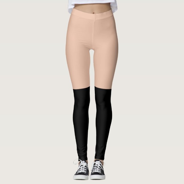 Obere Socken Leggings (Vorderseite)