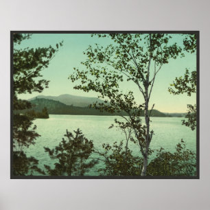 Obere St. Regis Lake, in den Adirondacks Poster