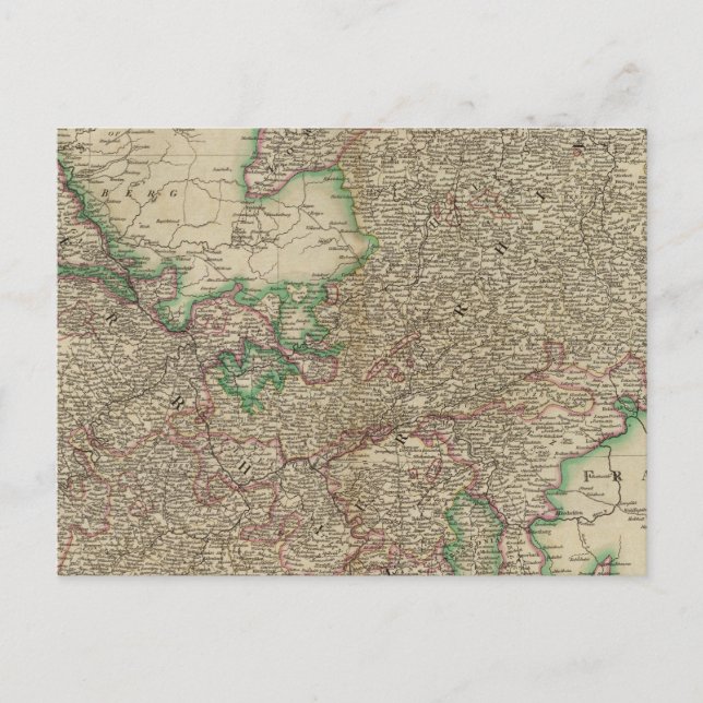 Obere, Unterrheinkreise Postkarte (Vorderseite)