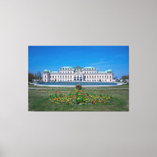 Oberer Belvedere Palast in Wien, Österreich Leinwanddruck