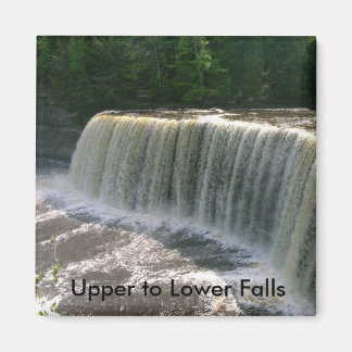 Oberer bis unterer Wasserfall Magnet