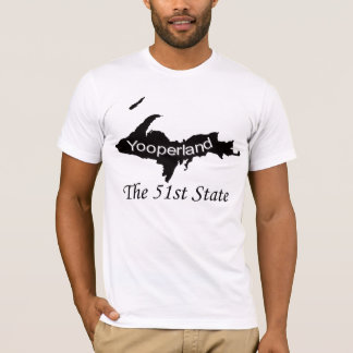Oberer Halbinsel Yooperland 51. Staat der T-Shirt