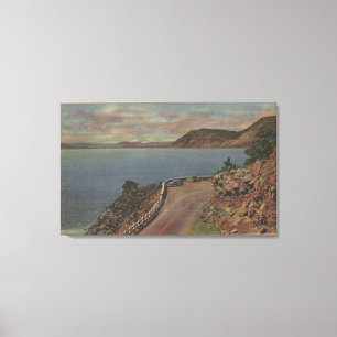 Oberer Klamath-See, Oregon - Aussichtspunkt Leinwanddruck