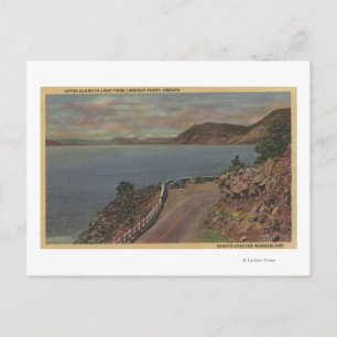 Oberer Klamath-See, Oregon - Aussichtspunkt Postkarte