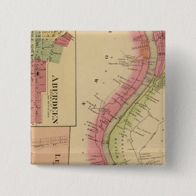 Oberer Ohio Fluss und Tal 2 Button (Vorderseite)