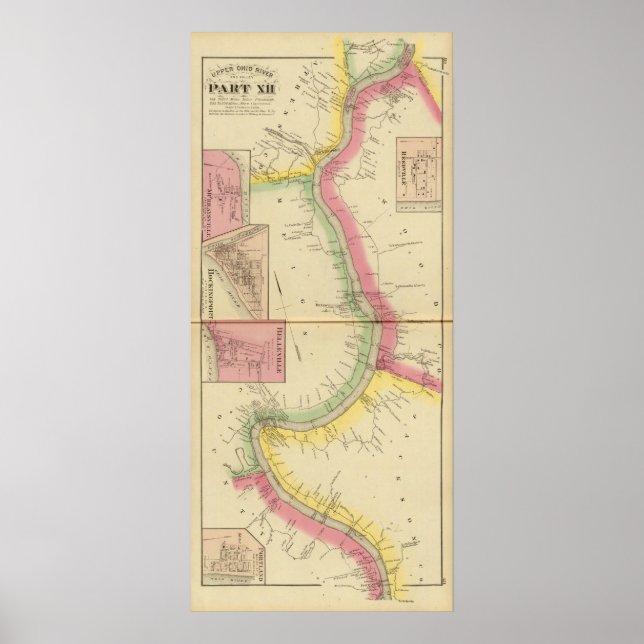 Oberer Ohio Fluss und Tal 2 Poster (Vorne)